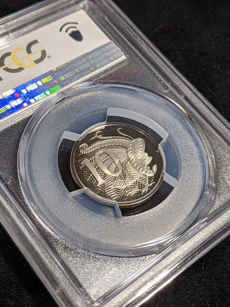 1978 Proof Ten Cent 10c Australia PCGS PR69DCAM FDC UNC #3553