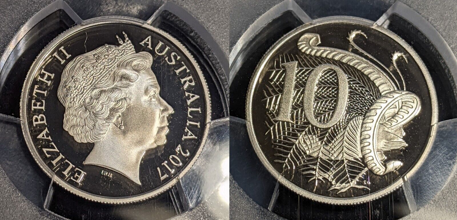 2017 Proof Ten Cent 10c Australia PCGS PR70DCAM FDC UNC #3556