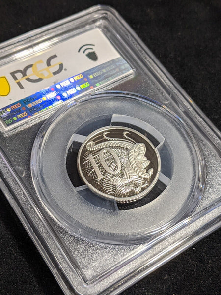 2017 Proof Ten Cent 10c Australia PCGS PR70DCAM FDC UNC #3556