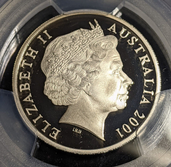 2001 Proof Twenty Cent 20c Australia PCGS PR69DCAM FDC UNC #3564