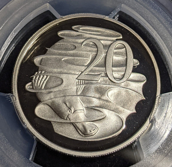 2001 Proof Twenty Cent 20c Australia PCGS PR69DCAM FDC UNC #3564