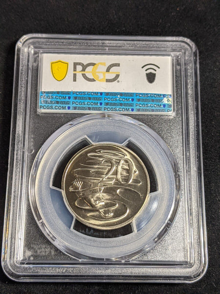 1986 Twenty Cent 20c Australia PCGS MS67 FDC GEM UNC #3558