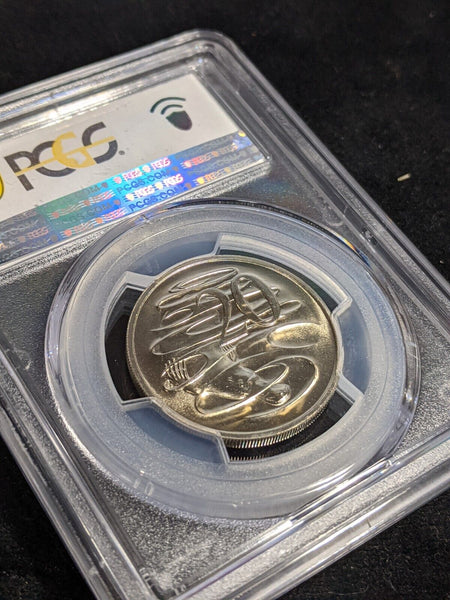 1986 Twenty Cent 20c Australia PCGS MS67 FDC GEM UNC #3558