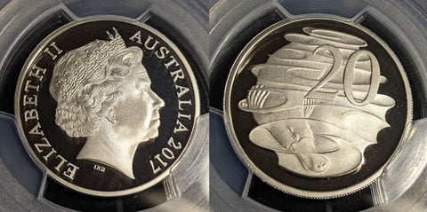 2017 Proof Twenty Cent 20c Australia PCGS PR70DCAM FDC UNC #3561