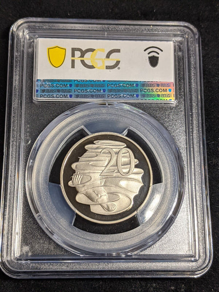 2000 Proof Twenty Cent 20c Australia PCGS PR69DCAM FDC UNC #3569