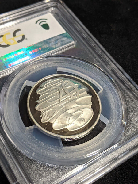 2000 Proof Twenty Cent 20c Australia PCGS PR69DCAM FDC UNC #3569