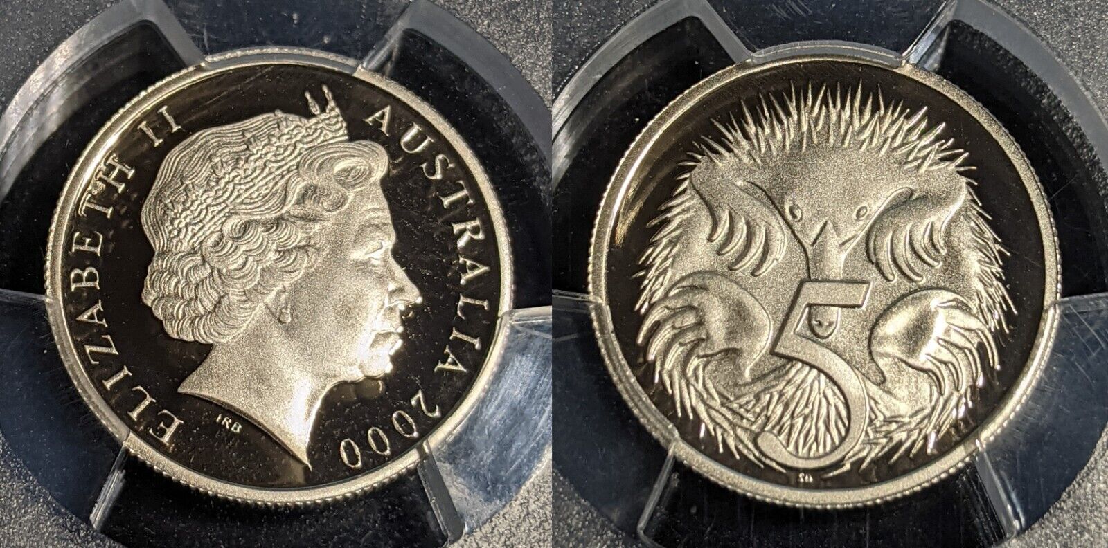 2000 Proof Five Cent 5c Australia PCGS PR69DCAM FDC UNC #3568