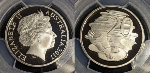 2017 Proof Twenty Cent 20c Australia PCGS PR69DCAM FDC UNC #3566