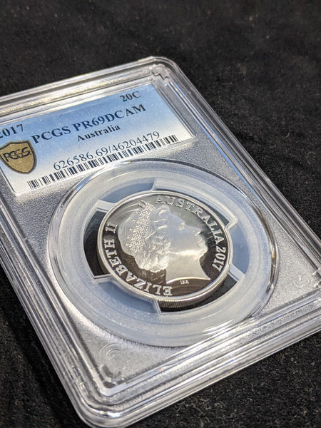 2017 Proof Twenty Cent 20c Australia PCGS PR69DCAM FDC UNC #3566