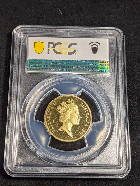 1988 Proof One Dollar $1 Aboriginal Art Australia PCGS PR66DCAM GEM UNC #3573