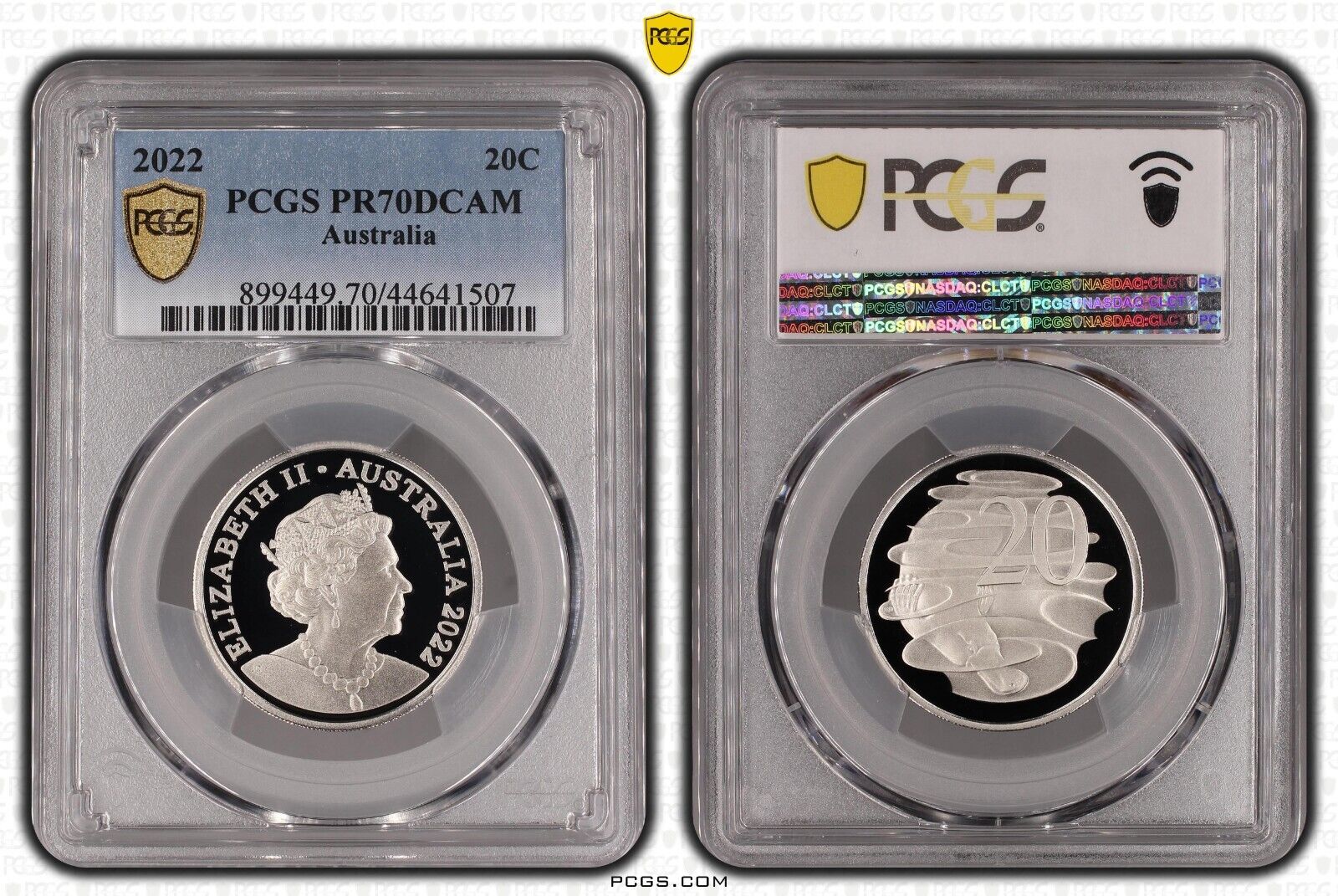 2022 Proof Twenty Cent 20c Australia PCGS PR70DCAM FDC UNC #3740
