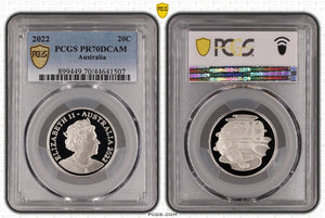2022 Proof Twenty Cent 20c Australia PCGS PR70DCAM FDC UNC #3740