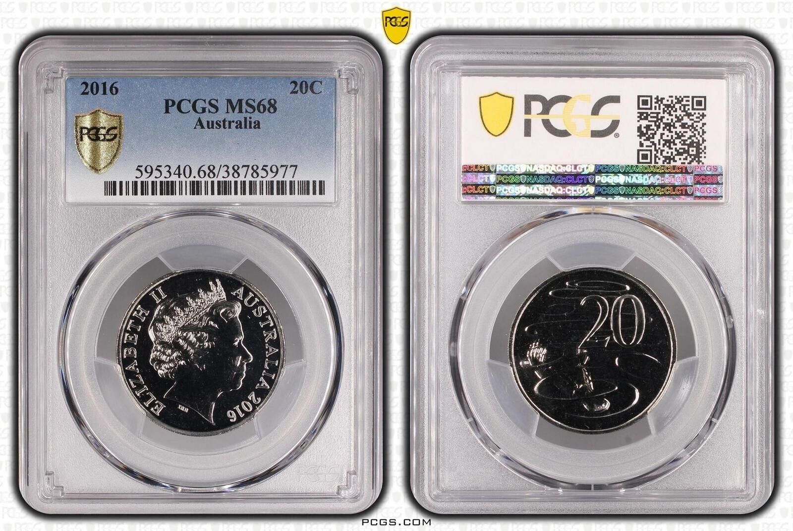 2016 Twenty Cent 20c Australia PCGS MS68 FDC GEM UNC #3641