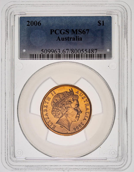 2006 One Dollar $1 Australia PCGS MS67 FDC GEM UNC #3669