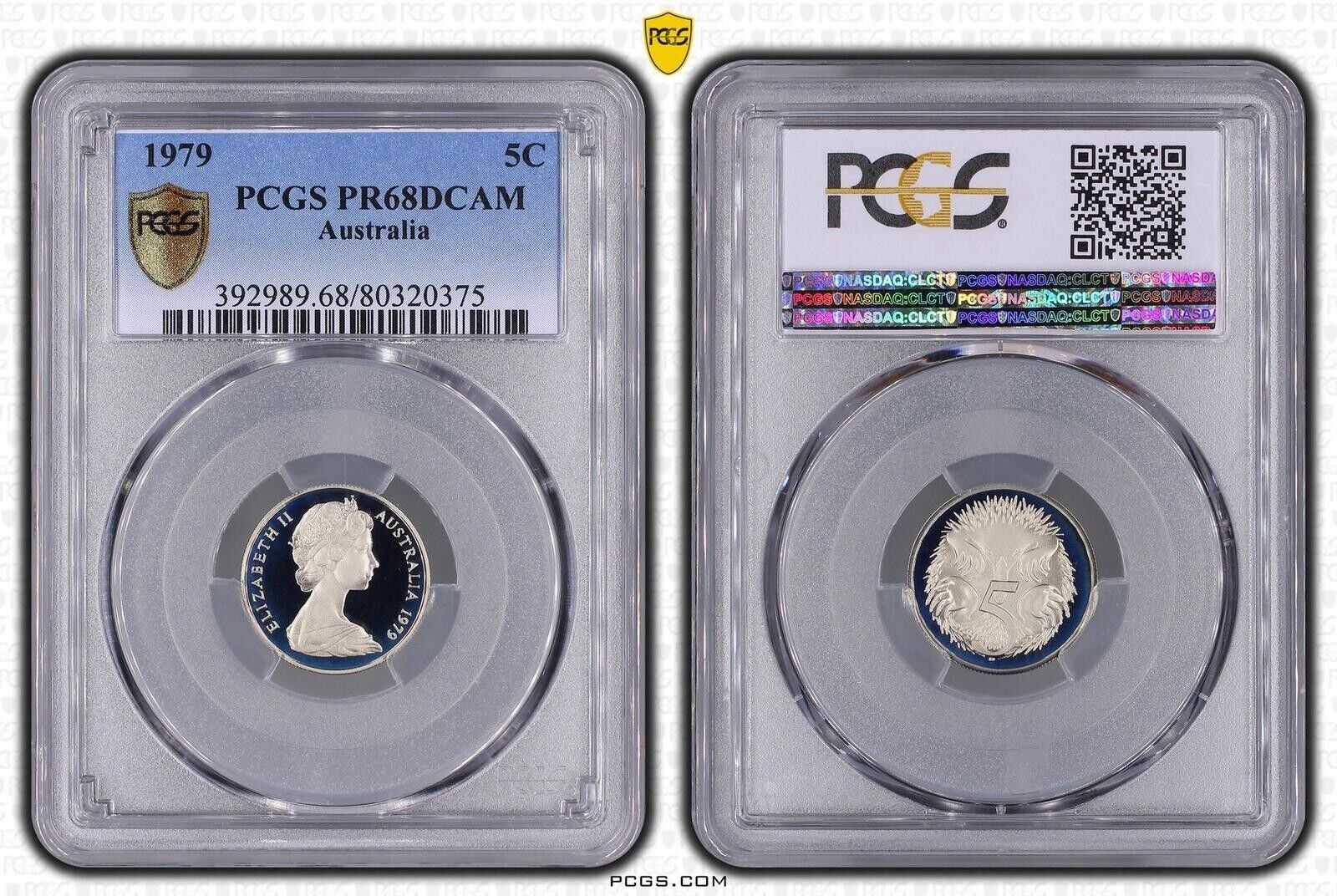 1979 Proof Five Cent 5c Australia PCGS PR68DCAM FDC UNC #3691