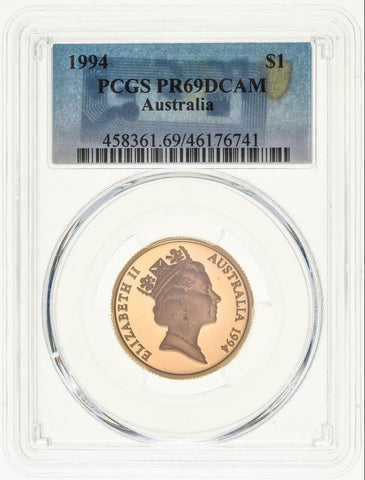 1994 Proof One Dollar $1 Australia PCGS PR69DCAM FDC UNC #3709