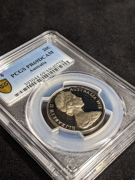 1978 Proof Twenty Cent 20c Australia PCGS PR69DCAM FDC UNC #3829