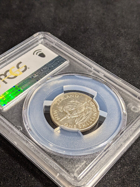 New Zealand 1935 Shilling 1/-  KM# 3 PCGS AU55 aUNC #3832