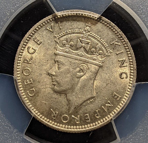 Fiji 1941 Sixpence 6d KM# 11 PCGS AU58 aUNC #3831