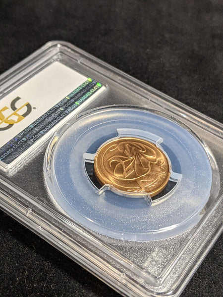 1977 Two Cent 2c Australia PCGS MS66RD GEM UNC #3848