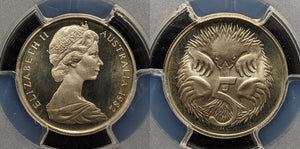 1982 Proof Five Cent 5c Australia PCGS PR69DCAM FDC UNC #3851