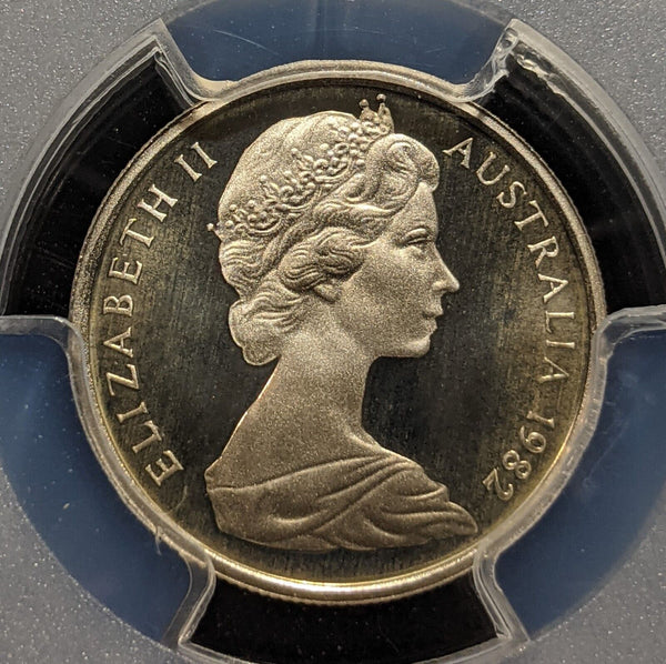 1982 Proof Five Cent 5c Australia PCGS PR69DCAM FDC UNC #3851