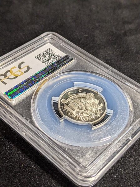 1982 Proof Ten Cent 10c Australia PCGS PR68DCAM FDC UNC #3852