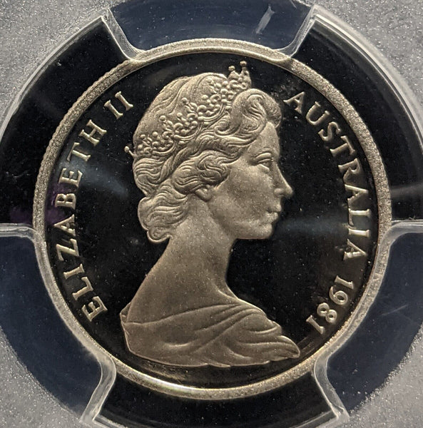 1981 Proof Five Cent 5c Australia PCGS PR68DCAM FDC UNC #3859