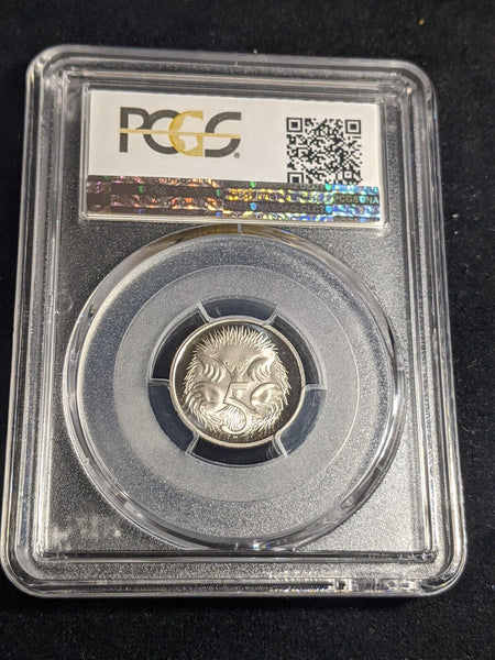 1981 Proof Five Cent 5c Australia PCGS PR68DCAM FDC UNC #3859