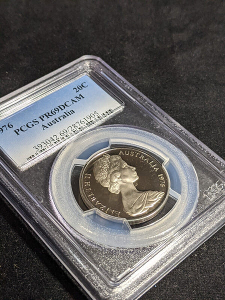 1976 Proof Twenty Cent 20c Australia PCGS PR69DCAM FDC UNC #3863