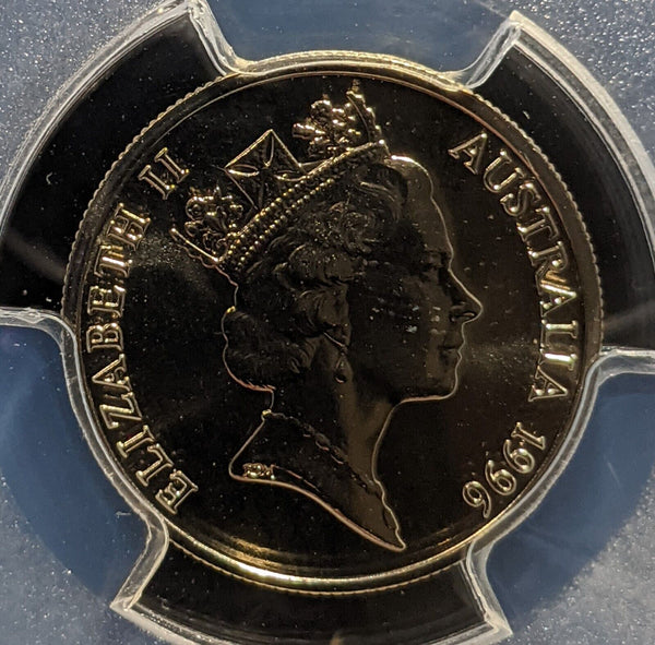 1996 Five Cent 5c Australia PCGS MS67 FDC GEM UNC #3866
