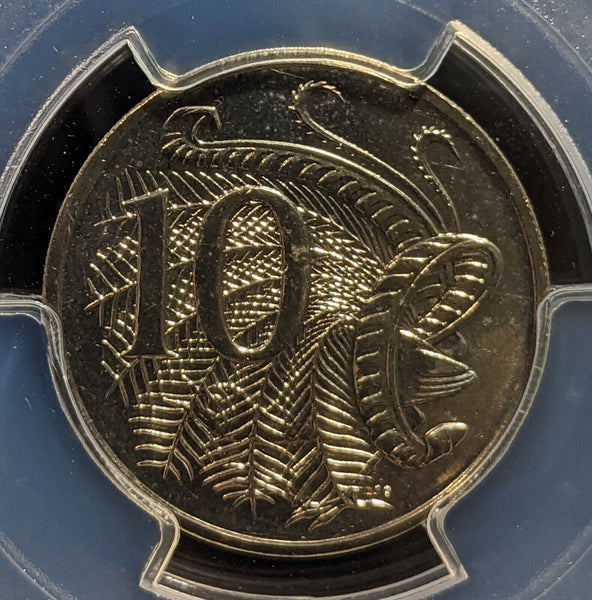 1998 Ten Cent 10c Australia PCGS MS66 GEM UNC #3867