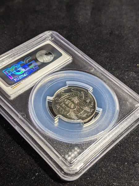 1998 Ten Cent 10c Australia PCGS MS66 GEM UNC #3867