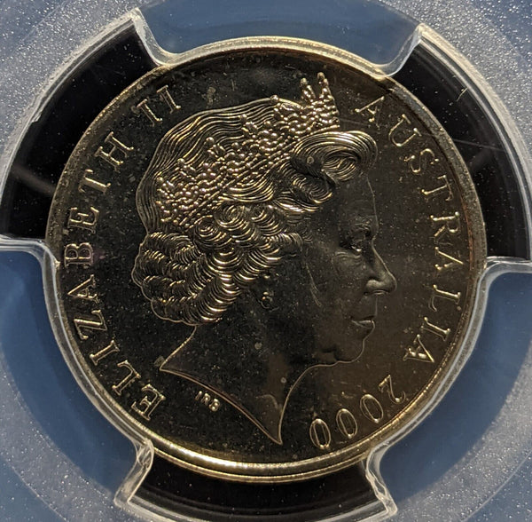 2000 Ten Cent 10c Australia PCGS MS66 GEM UNC #3871