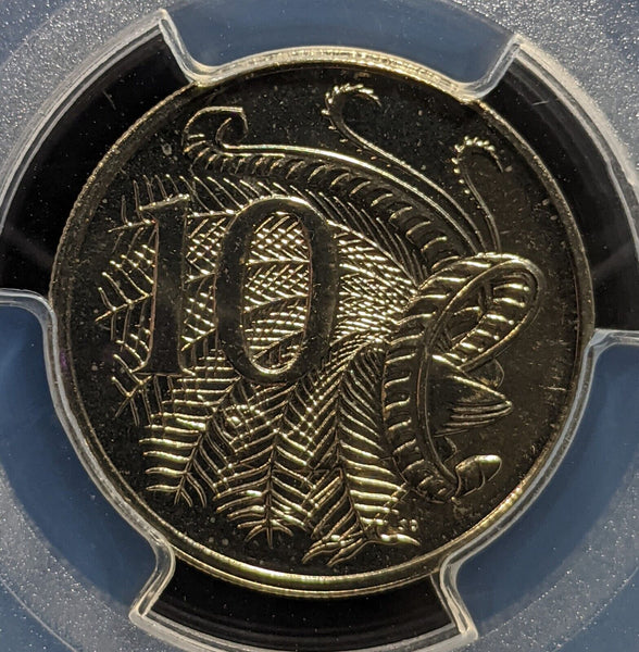 2000 Ten Cent 10c Australia PCGS MS66 GEM UNC #3871