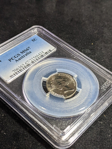 1994 Five Cent 5c Australia PCGS MS67 FDC GEM UNC #3870