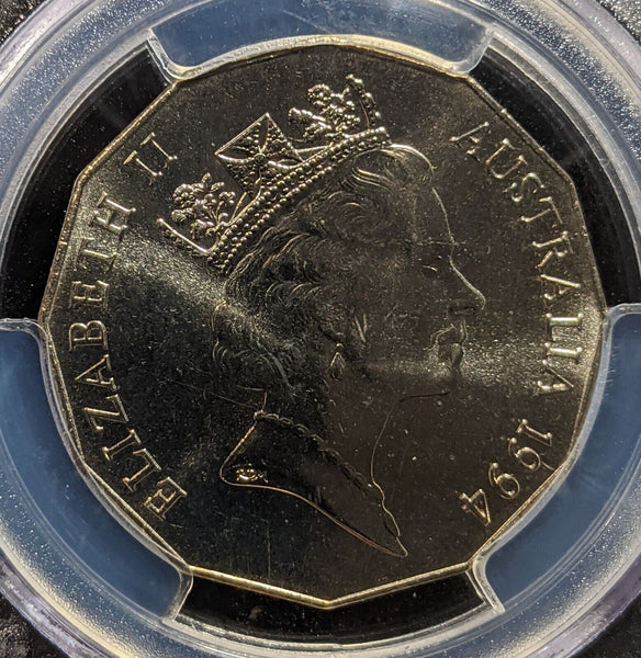 1994 Fifty Cent 50c Year of the Family Wide Date PCGS MS66 GEM UNC #3872