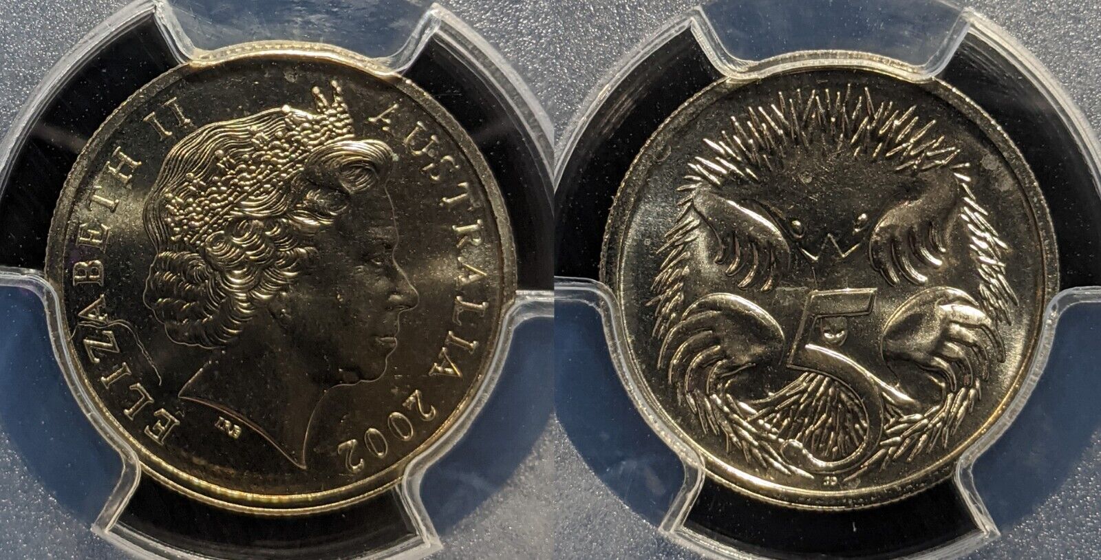 2002 Five Cent 5c Australia PCGS MS67 FDC GEM UNC #3875