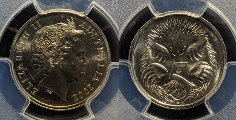 2002 Five Cent 5c Australia PCGS MS67 FDC GEM UNC #3875