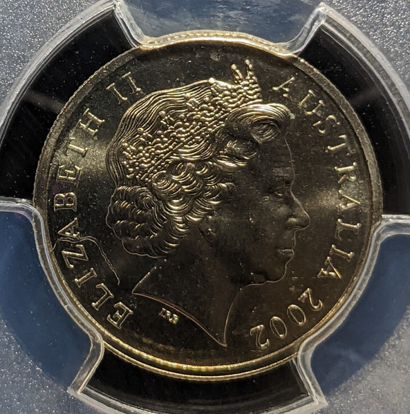 2002 Five Cent 5c Australia PCGS MS67 FDC GEM UNC #3875