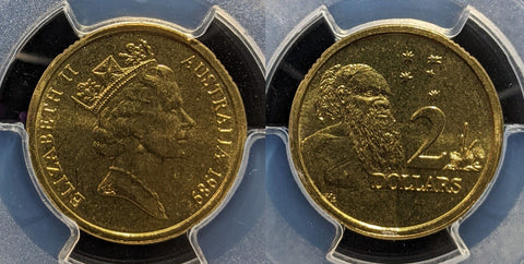 1989 Two Dollar $2 Australia PCGS MS67 FDC GEM UNC #3881