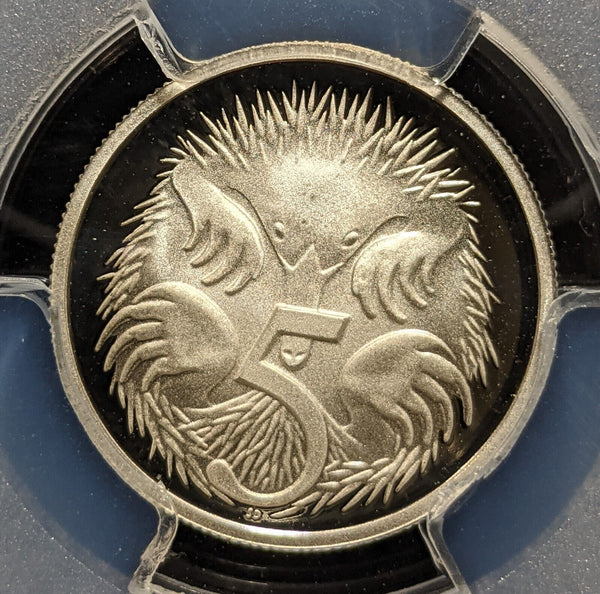 1991 Proof Silver Five Cent 5c Australia PCGS PR69DCAM FDC UNC #3878
