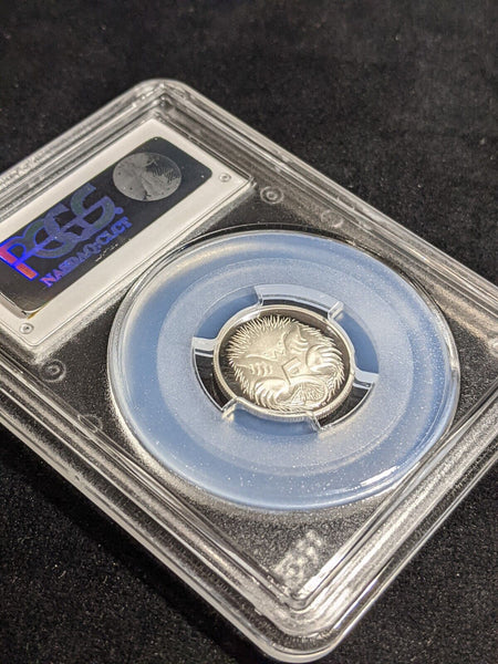 1991 Proof Silver Five Cent 5c Australia PCGS PR69DCAM FDC UNC #3878