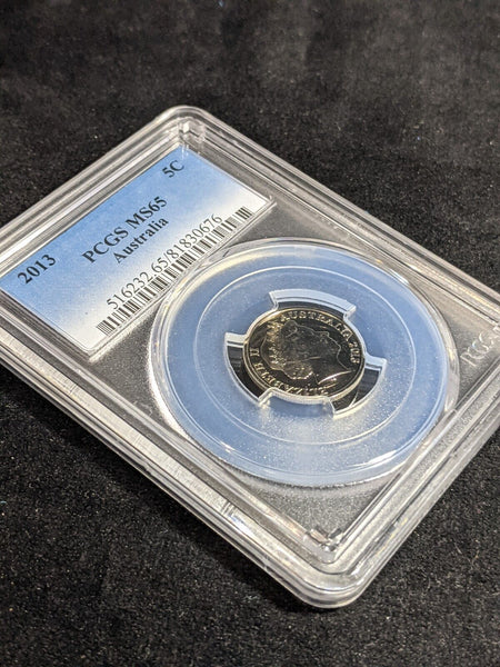 2013 Five Cent 5c Australia PCGS MS65 GEM UNC #3889