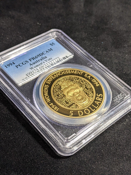 1994 Proof Five Dollar $5 Enfranchisement Australia PCGS PR69DCAM FDC UNC #3891