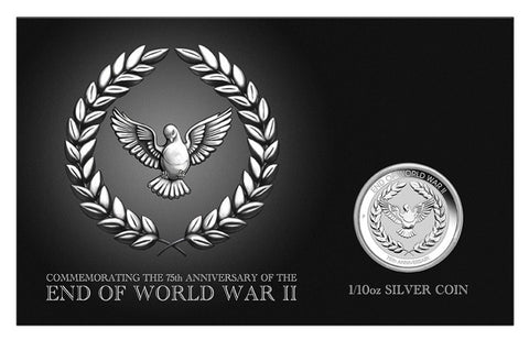2020 End Of World War II 75th Anniversary 1/10oz Silver Coin