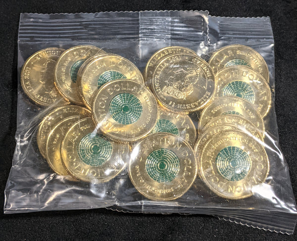 2021 $1 Donation Dollar Uncirculated Bag of 20 Coins